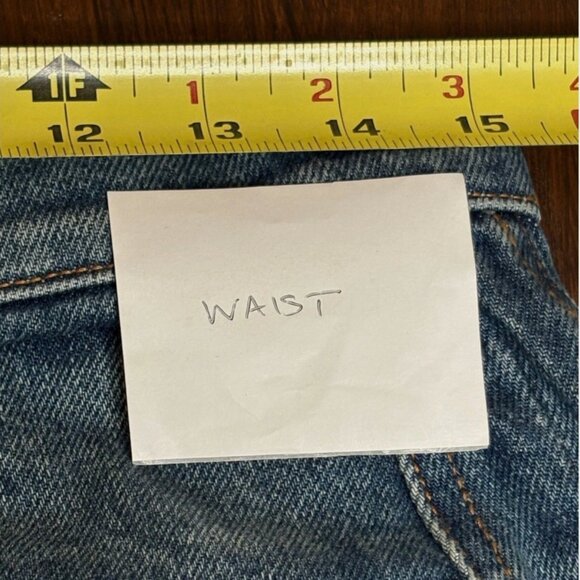 B Sides Relaxed Cuffed Lasso Jean Vista Blue sz 25 - Picture 7 of 8